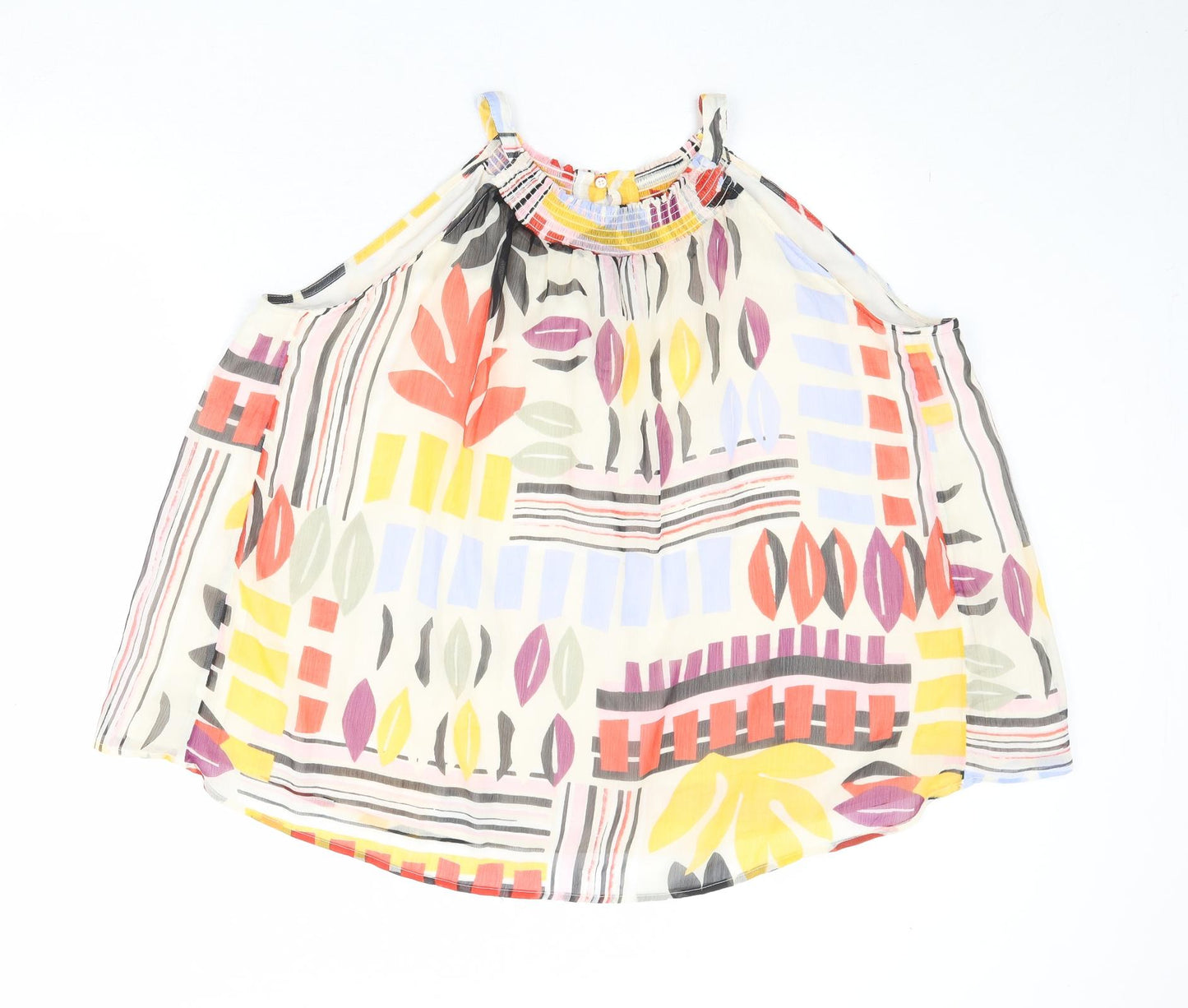 Womens UK Size 12 Marks and Spencer Multicoloured Basic Tank