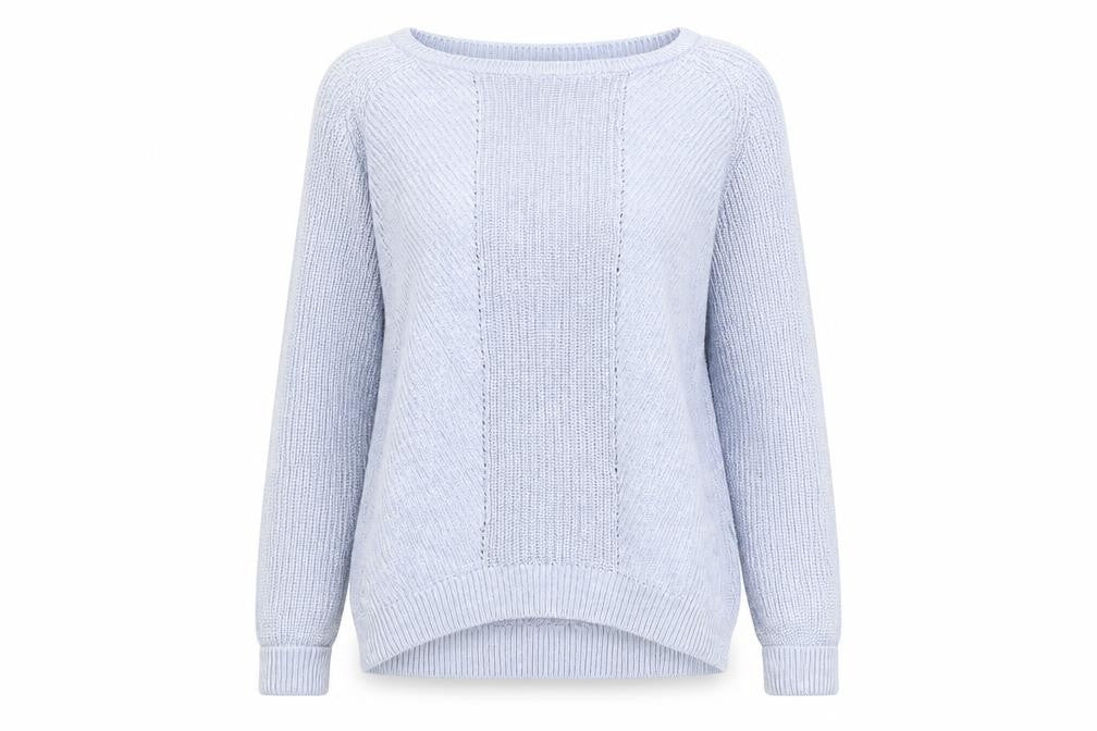 Womens UK Size S Marks and Spencer Blue Pullover Jumper