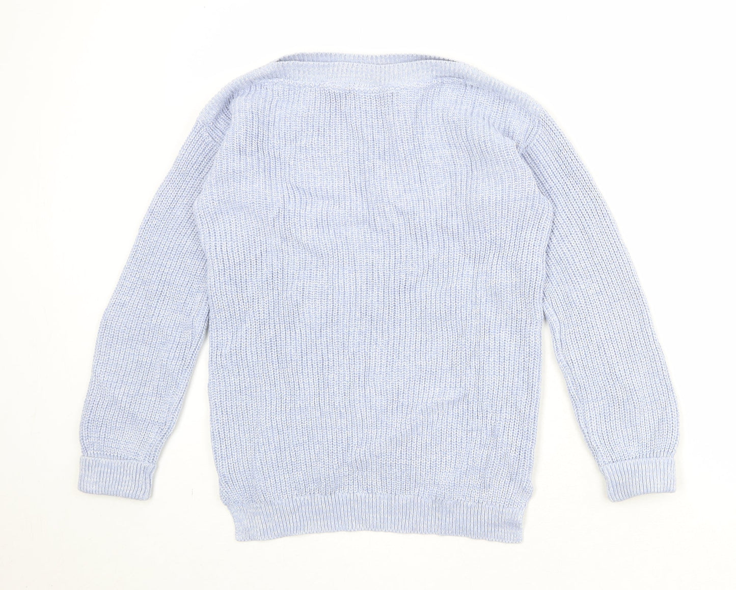 Womens UK Size S Marks and Spencer Blue Pullover Jumper