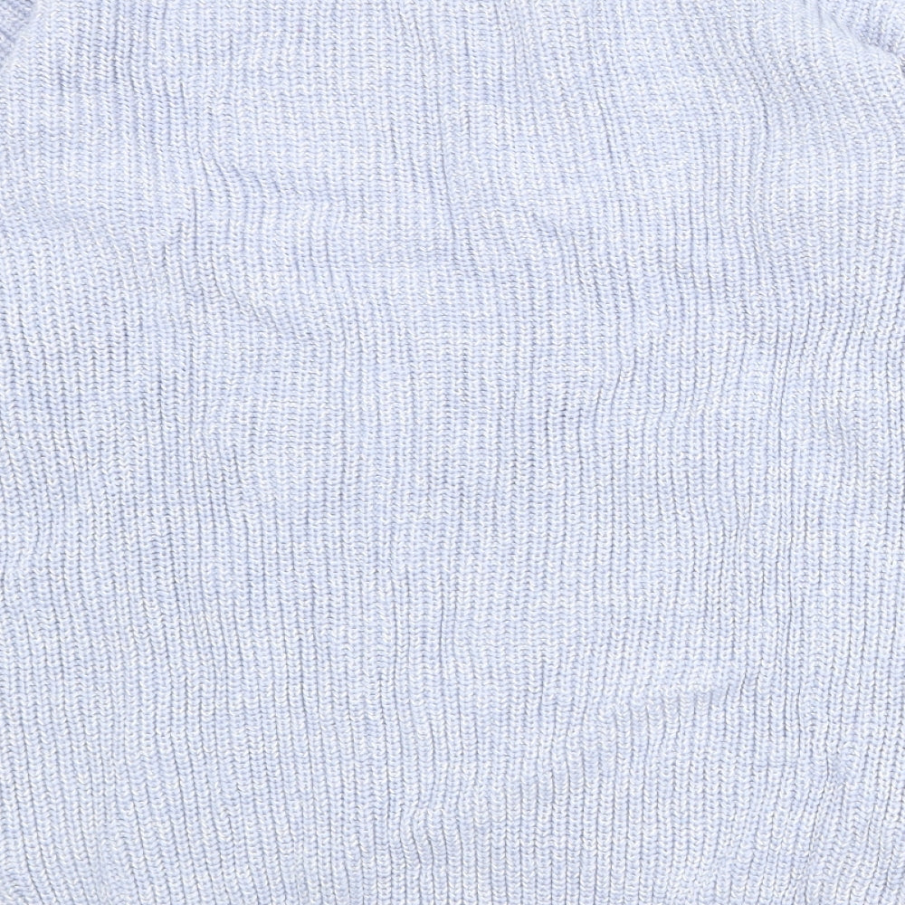 Womens UK Size S Marks and Spencer Blue Pullover Jumper