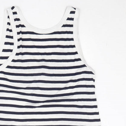 Womens UK Size 6 ASOS White Basic Tank
