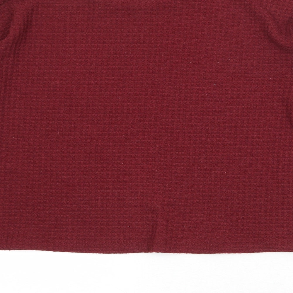 Womens UK Size S FOREVER 21 Red Pullover Jumper