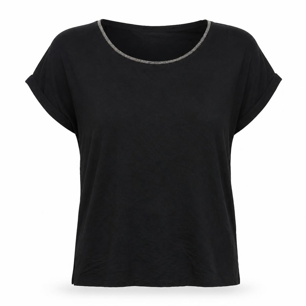 Womens UK Size 12 NEXT Black Basic T-Shirt