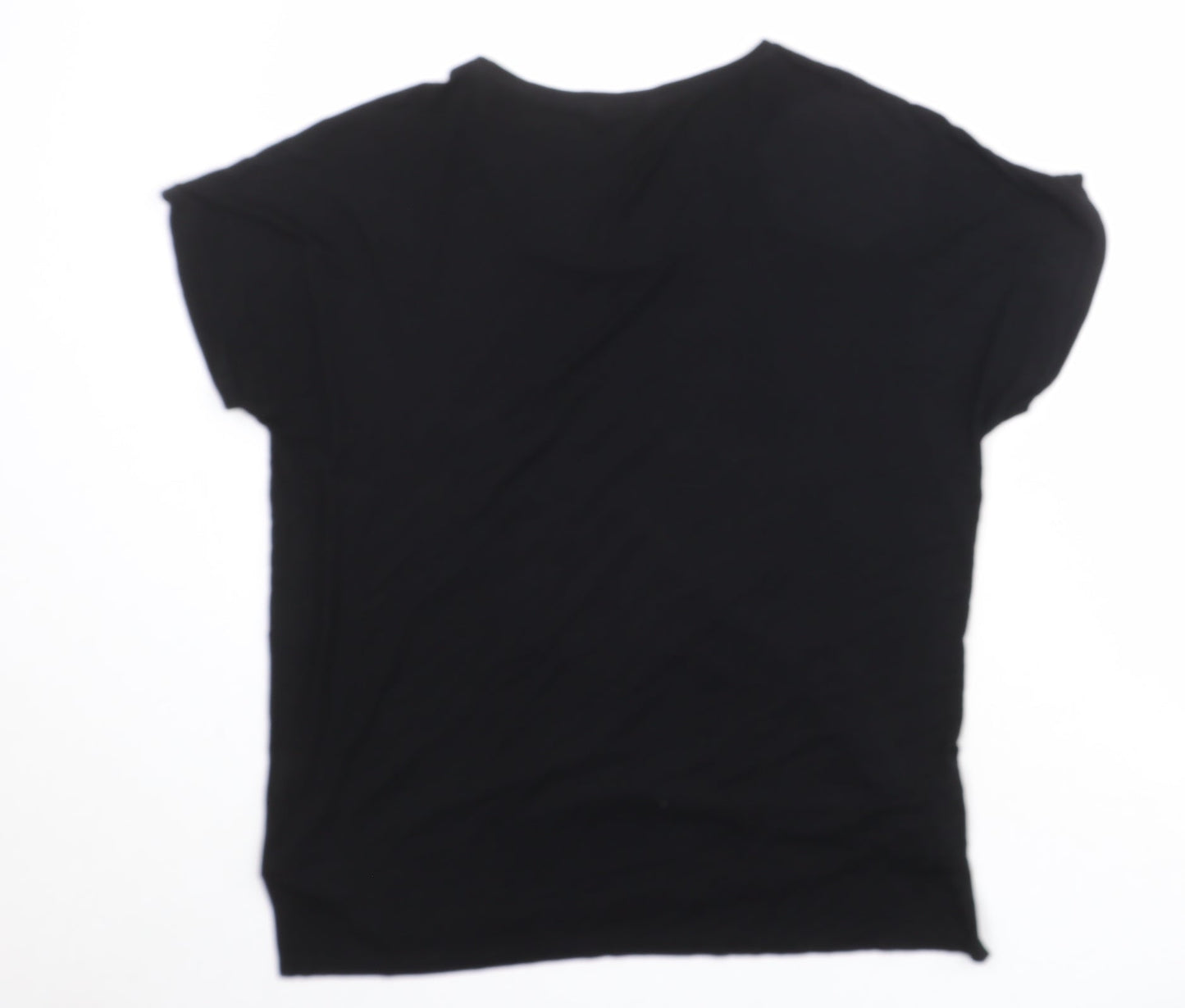 Womens UK Size 12 NEXT Black Basic T-Shirt