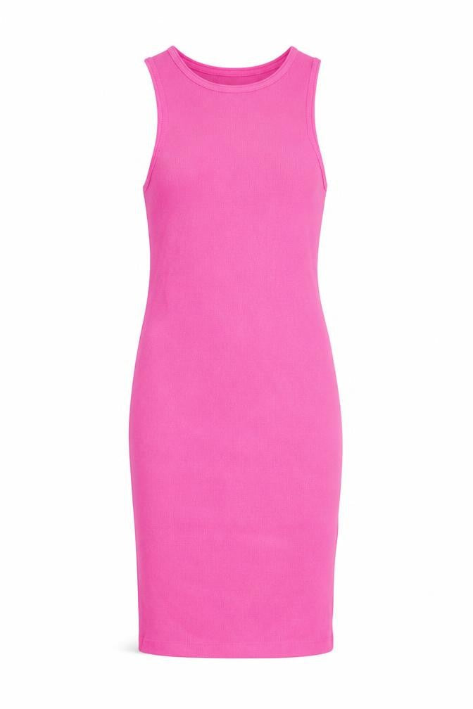 ASOS Womens Pink Viscose Bodycon Size 6 Boat Neck Pullover
