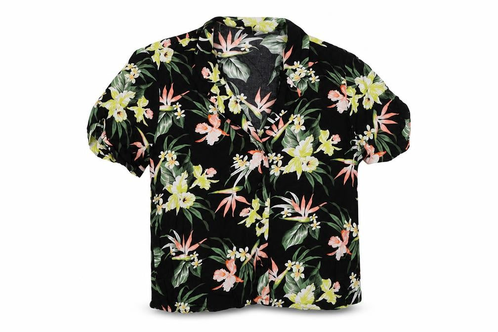 Womens UK Size 4 Divided by H&M Multicoloured Basic Button-Up