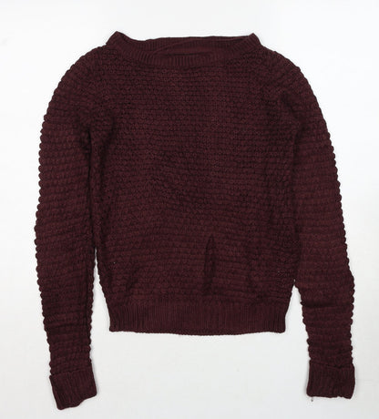 Womens UK Size S VERO MODA Red Pullover Jumper