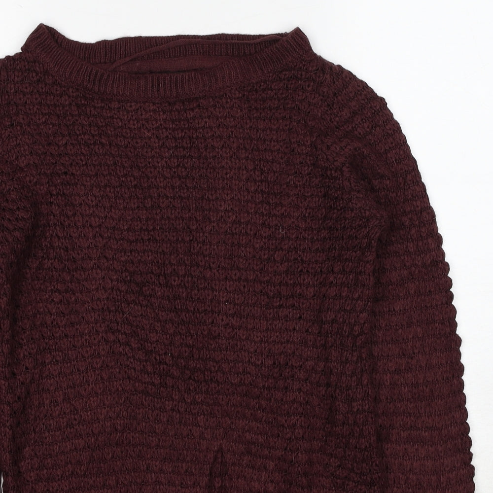 Womens UK Size S VERO MODA Red Pullover Jumper
