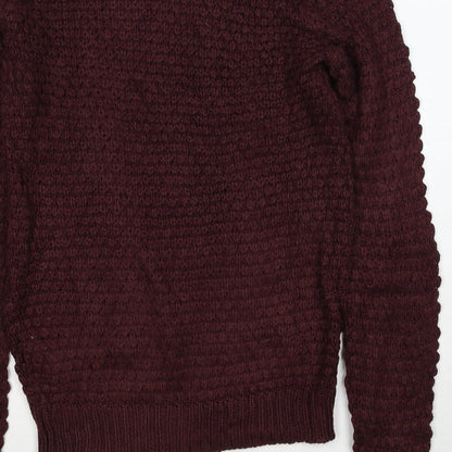 Womens UK Size S VERO MODA Red Pullover Jumper