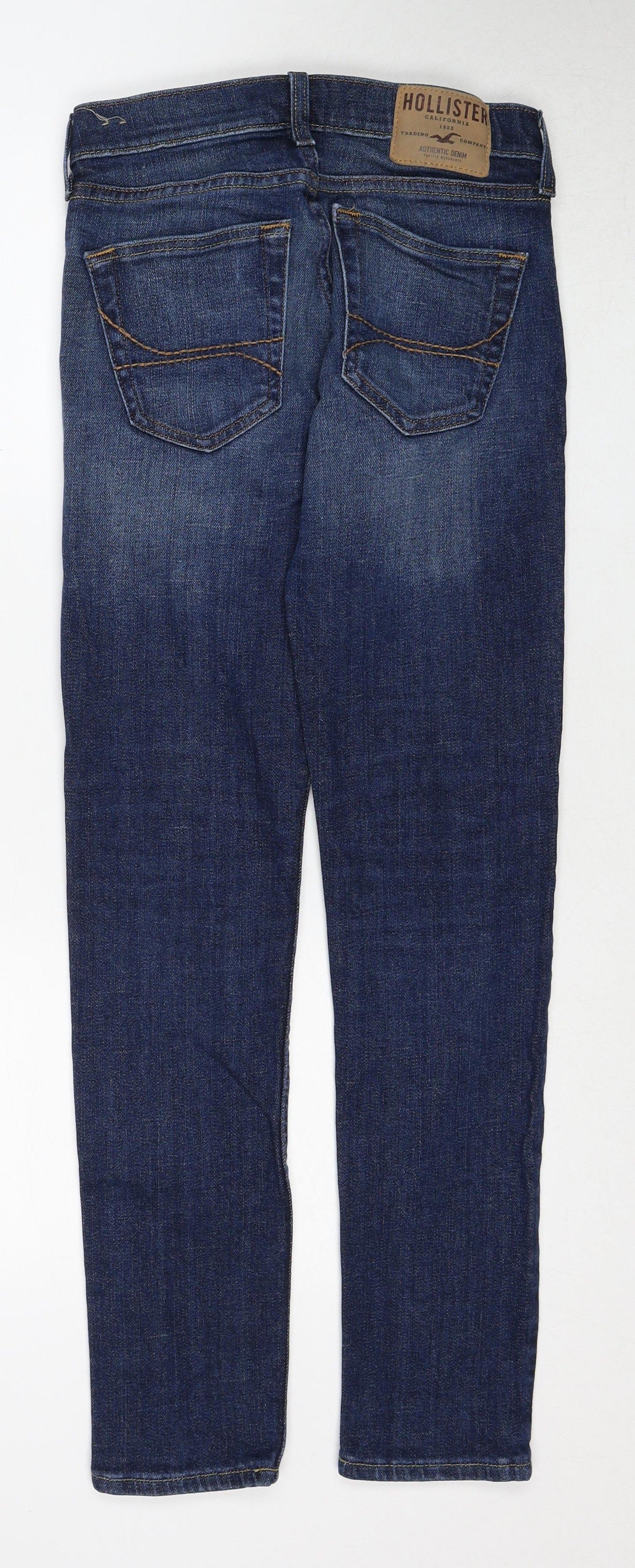 Hollister Womens Blue Cotton Skinny Jeans Size 26 in L30 in Regular Zip