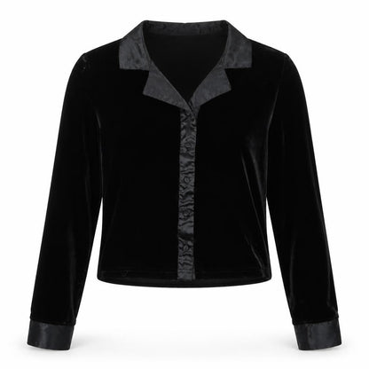 Carreau Sport Womens Black Polyester Basic Button-Up Size M Collared