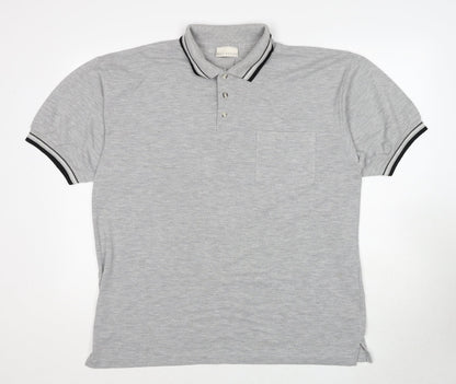 Mens UK Size L Best Basics Polyester Polo Shirt