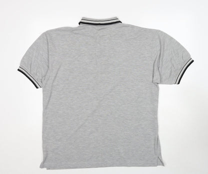 Mens UK Size L Best Basics Polyester Polo Shirt