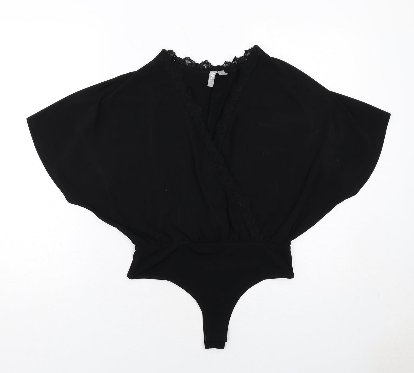 Womens UK Size 8 ASOS One-Piece Black Bodysuit