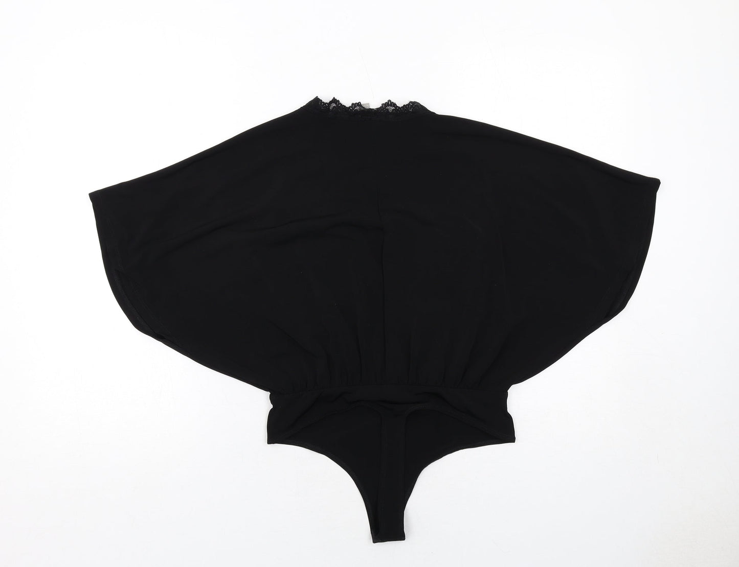 Womens UK Size 8 ASOS One-Piece Black Bodysuit