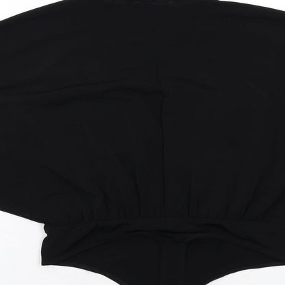Womens UK Size 8 ASOS One-Piece Black Bodysuit
