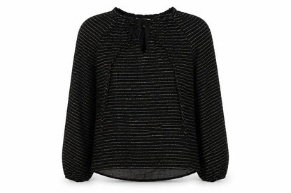 Womens UK Size 6 Per Una Black Basic Blouse