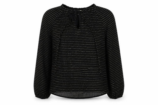 Womens UK Size 6 Per Una Black Basic Blouse