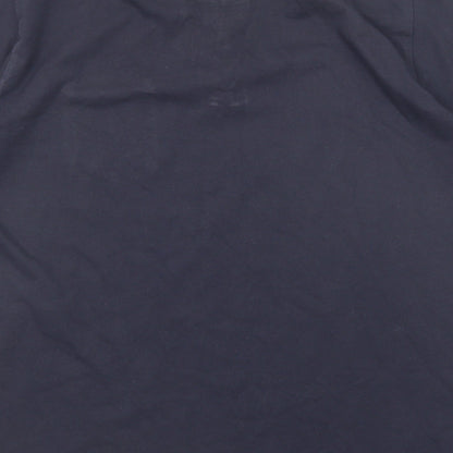 Kukri Mens Blue Cotton Polo Size XL Collared Button