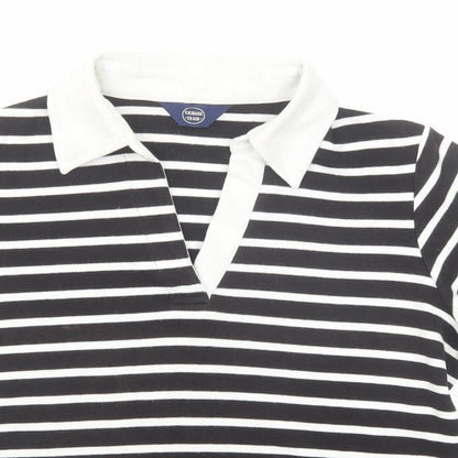 Womens UK Size 12 Debenhams Black Basic Polo