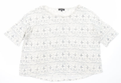 Womens UK Size 18 New Look Grey Pullover Jumper