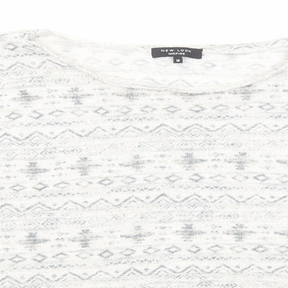 Womens UK Size 18 New Look Grey Pullover Jumper