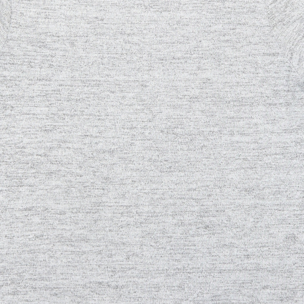 Womens UK Size 12 New Look Grey Basic T-Shirt