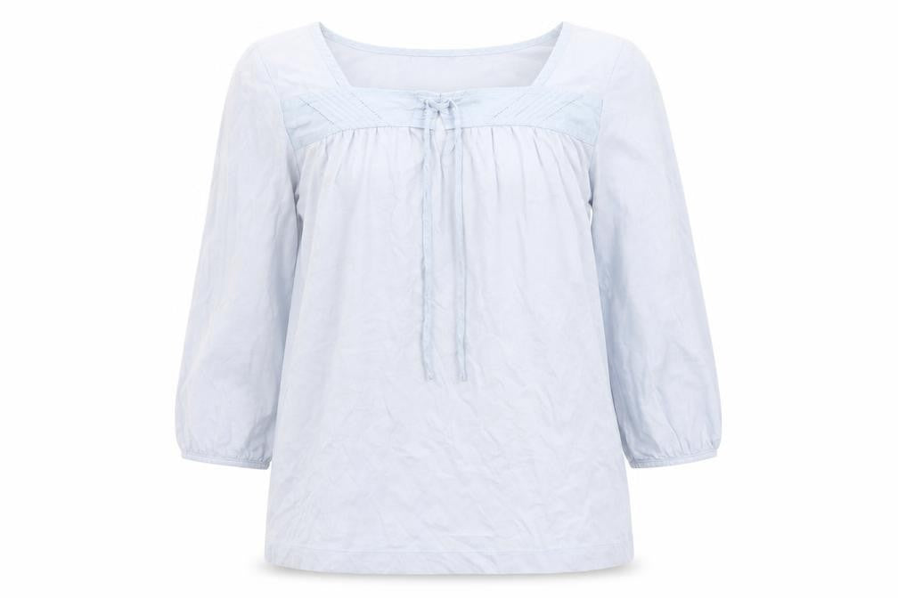 Womens UK Size XS Uniqlo Blue Basic T-Shirt