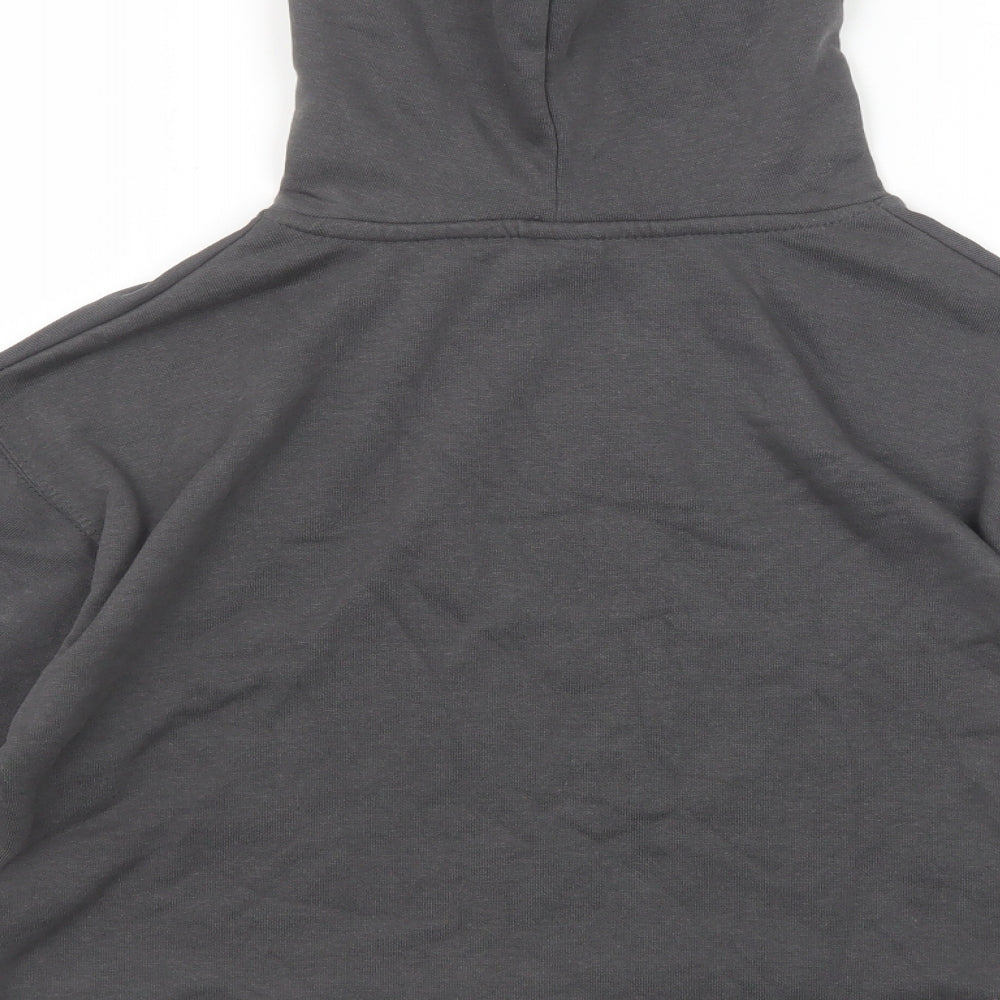 Zara Girls Grey Cotton Pullover Hoodie Size 11-12 Years Pullover - Sunday