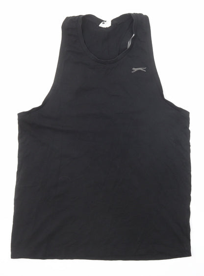 Womens UK Size XL Slazenger Black Basic Tank