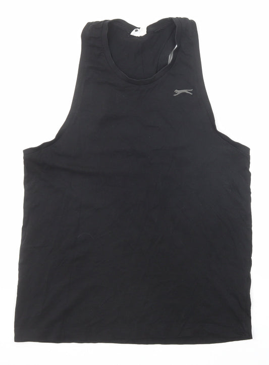 Womens UK Size XL Slazenger Black Basic Tank