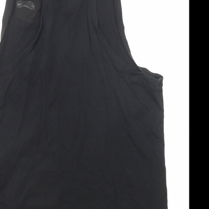 Womens UK Size XL Slazenger Black Basic Tank