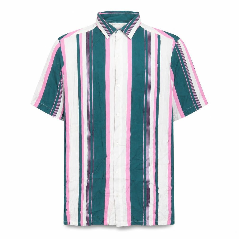 Mens UK Size S ASOS Multicoloured  Button-Up Short Sleeve Casual Shirt