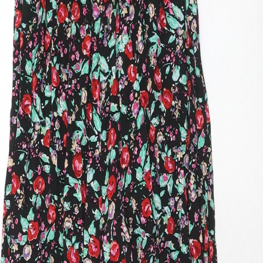 Red Chilli Womens Multicoloured Floral Viscose Jumpsuit One-Piece Size 8 Pullover