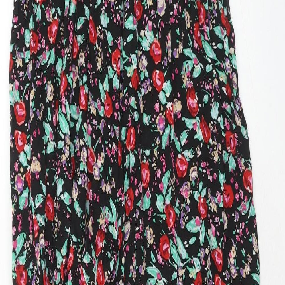 Red Chilli Womens Multicoloured Floral Viscose Jumpsuit One-Piece Size 8 Pullover