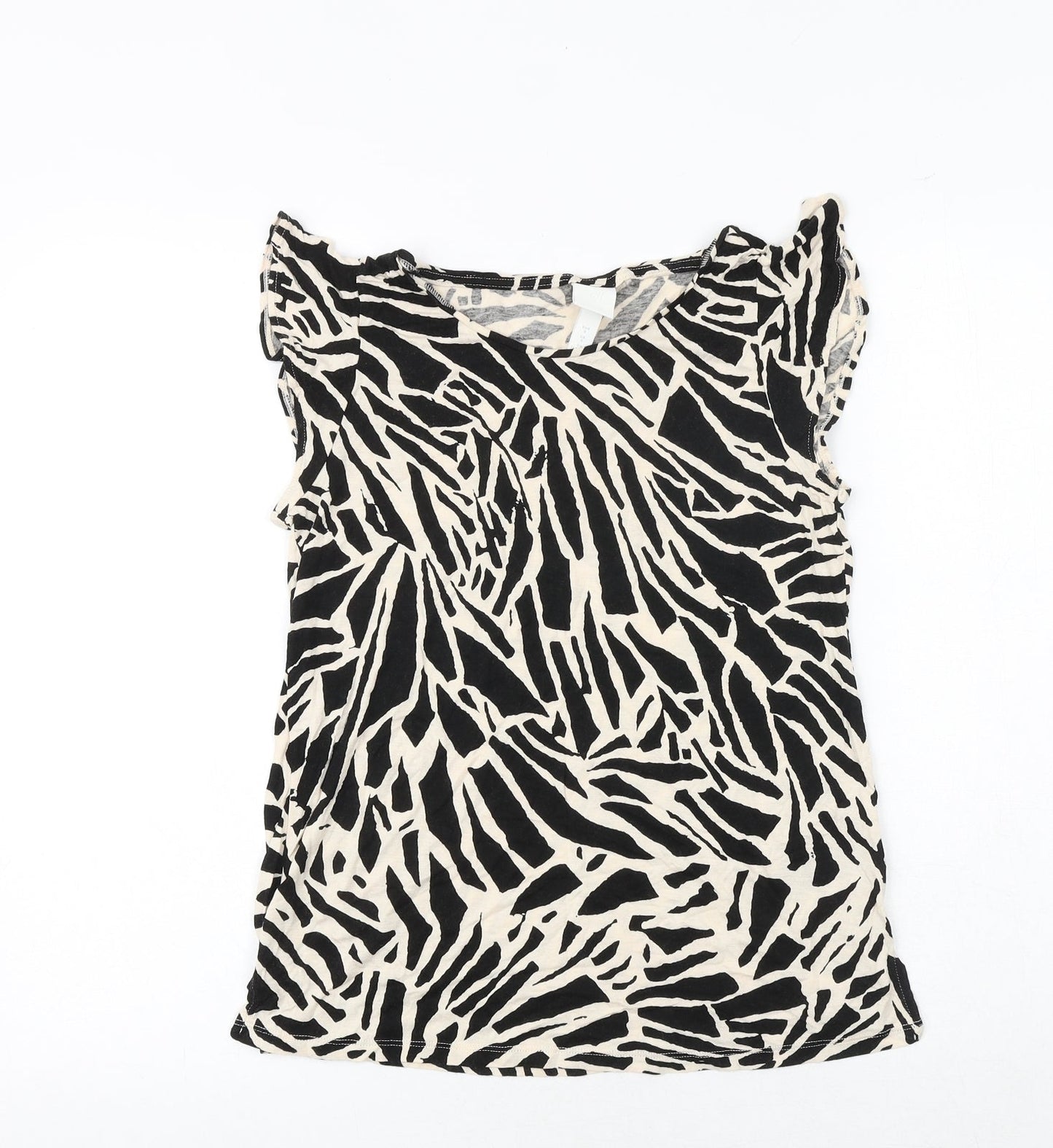 Womens UK Size S H&M Black Basic Tank