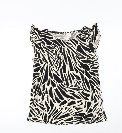 Womens UK Size S H&M Black Basic Tank