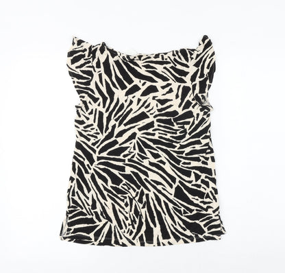Womens UK Size S H&M Black Basic Tank