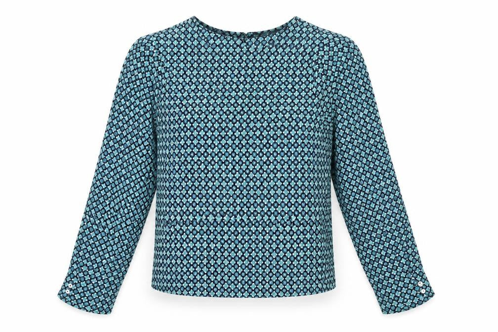 Womens UK Size 8 H&M Green Basic Blouse