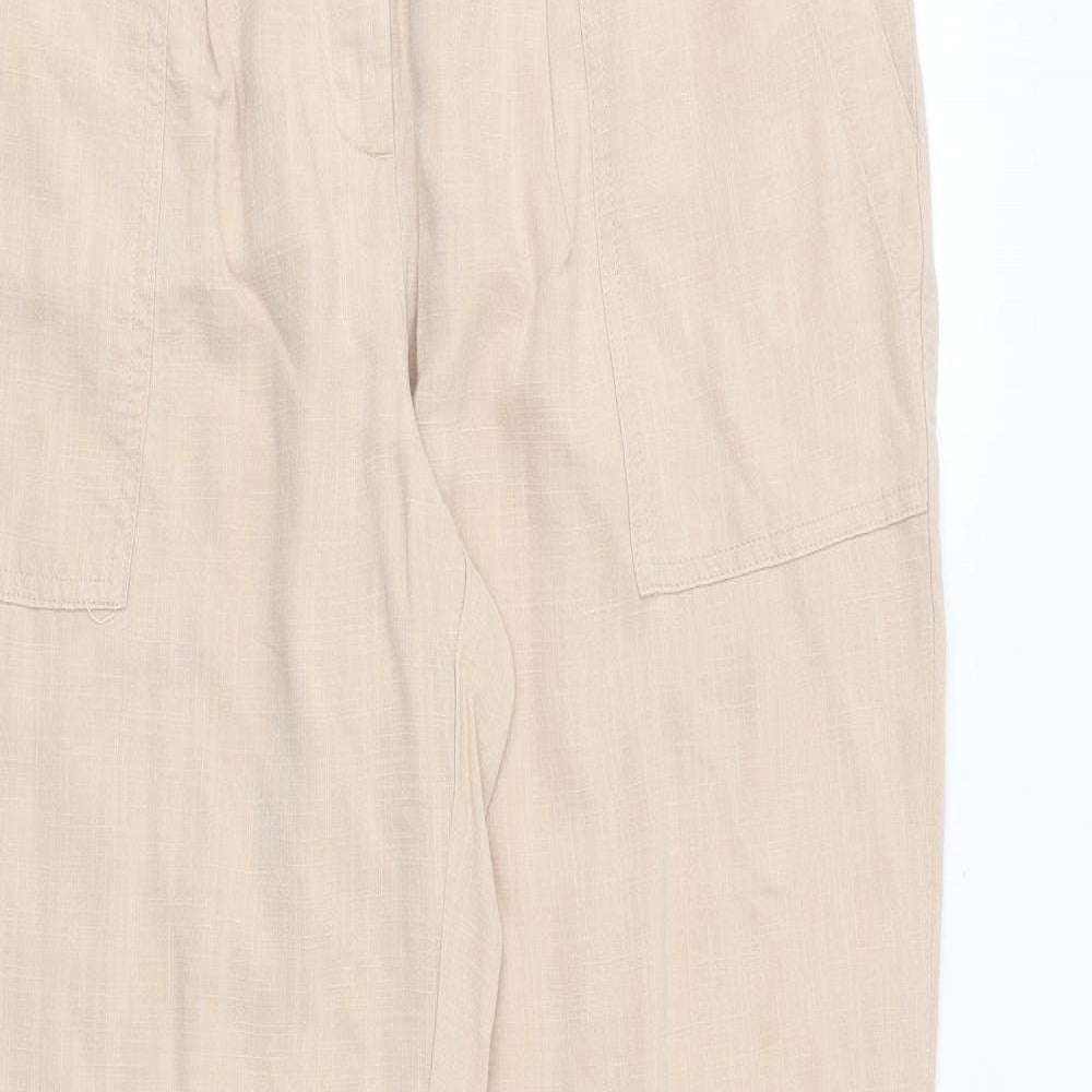 Womens UK Size 12 Per Una Extra-Slim Fit  Pink Trousers