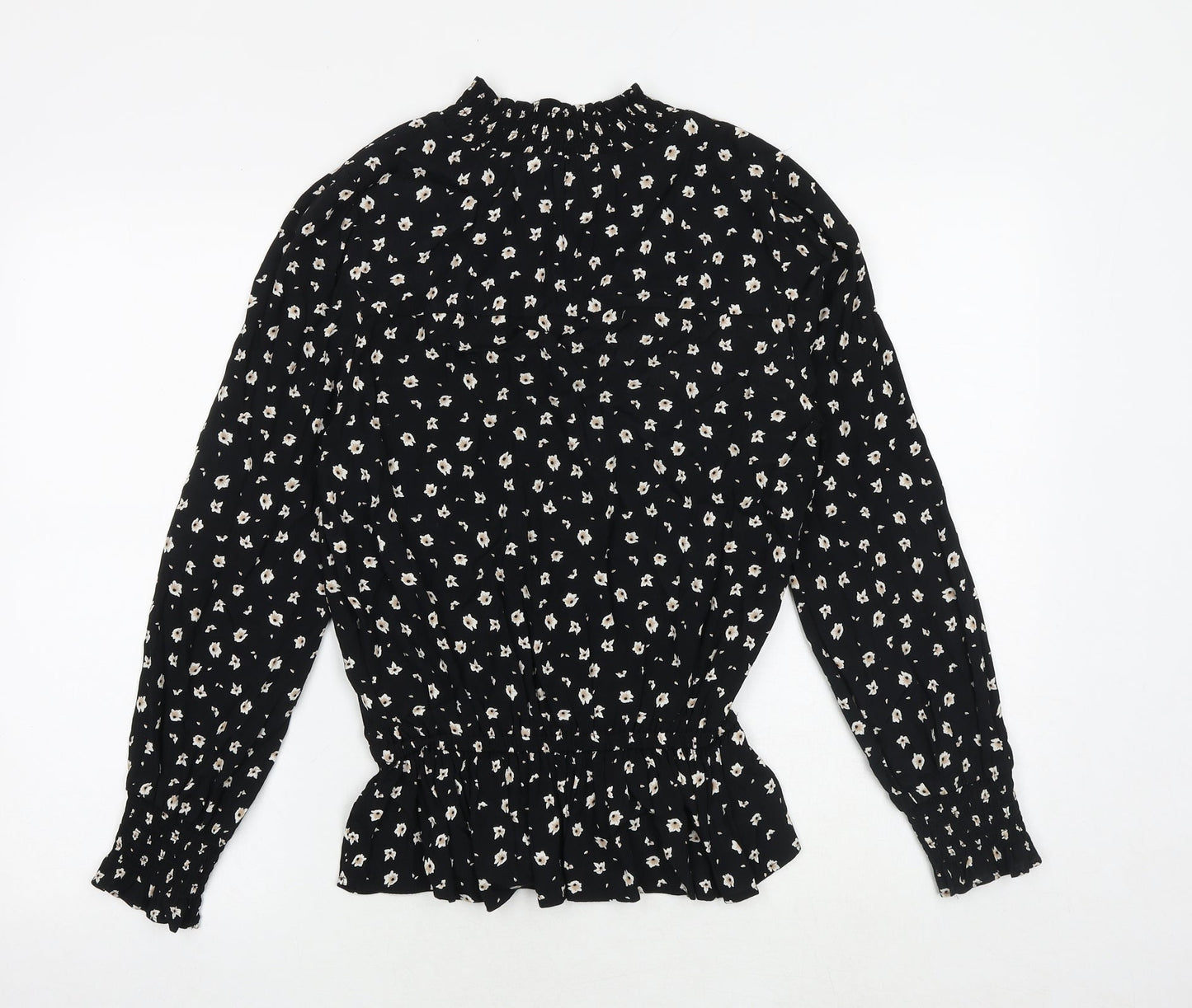 Womens UK Size 8 Marks and Spencer Black Basic Blouse