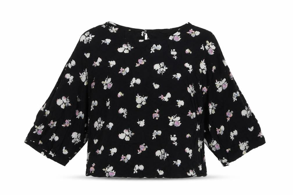 Womens UK Size 14 NEXT Black Basic Blouse