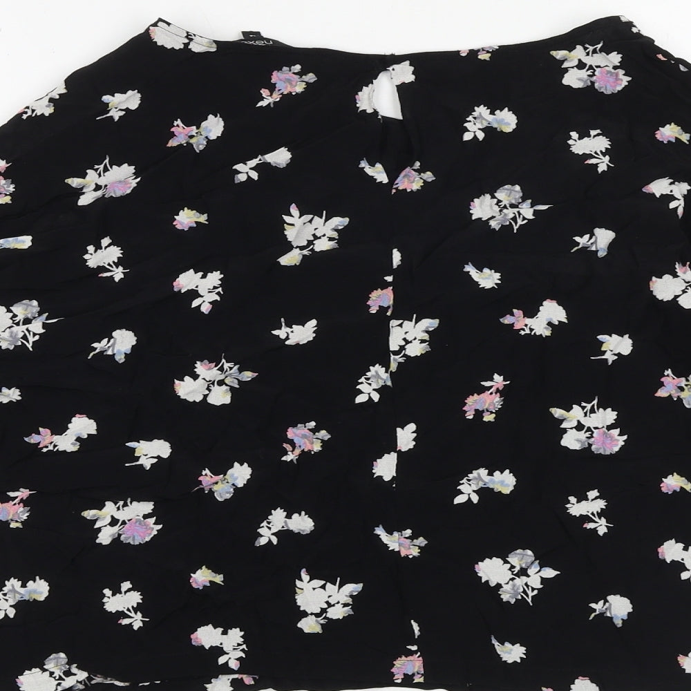 Womens UK Size 14 NEXT Black Basic Blouse