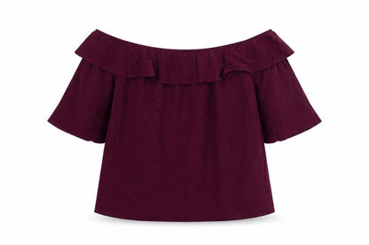 Womens UK Size 12 Oasis Purple Basic Blouse
