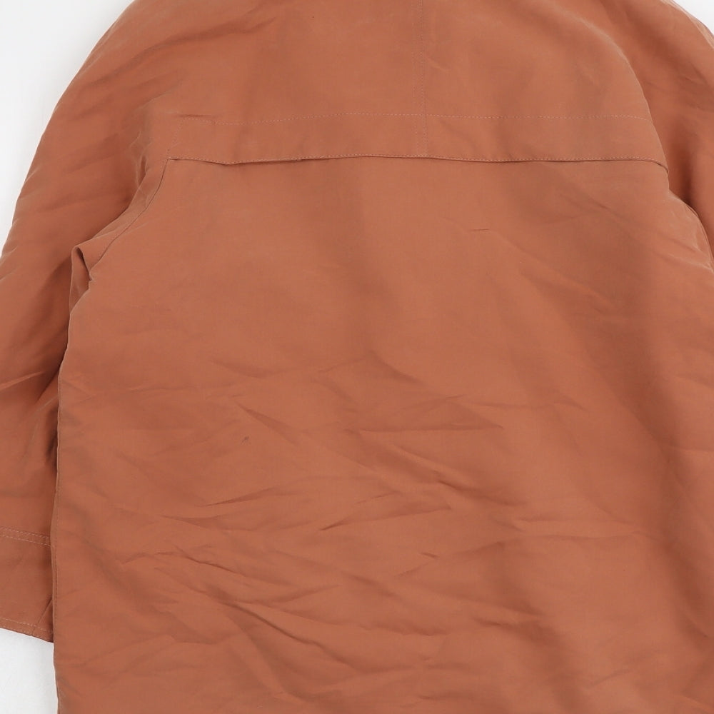 Modern Womens Orange Jacket Size 12 Zip