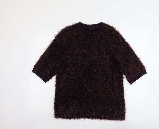Womens UK Size 14 Marks and Spencer Purple Pullover Jumper