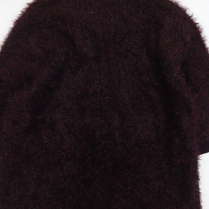 Womens UK Size 14 Marks and Spencer Purple Pullover Jumper