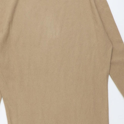 Lolitas&L Womens Beige Boat Neck Viscose Pullover Jumper Size L - Clown