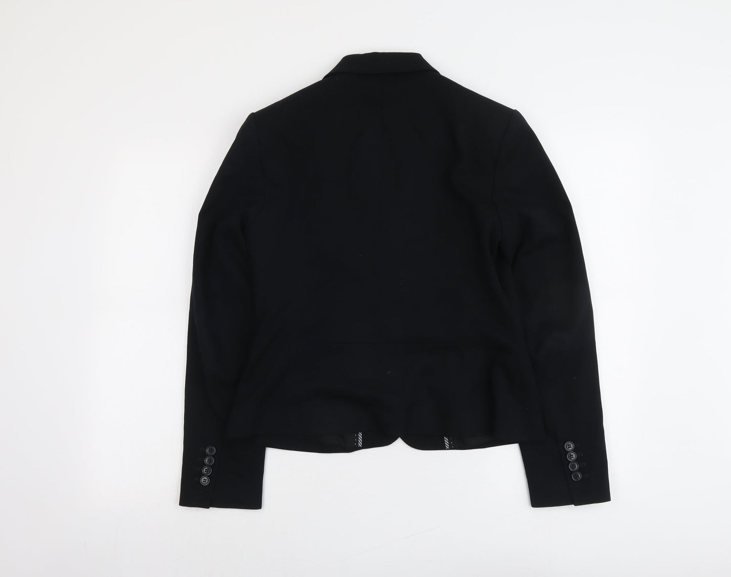 Marks and Spencer Womens Black Polyester Jacket Suit Jacket Size 10