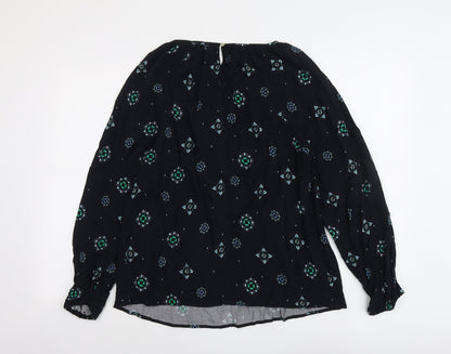 Womens UK Size 12 Marks and Spencer Blue Basic Blouse